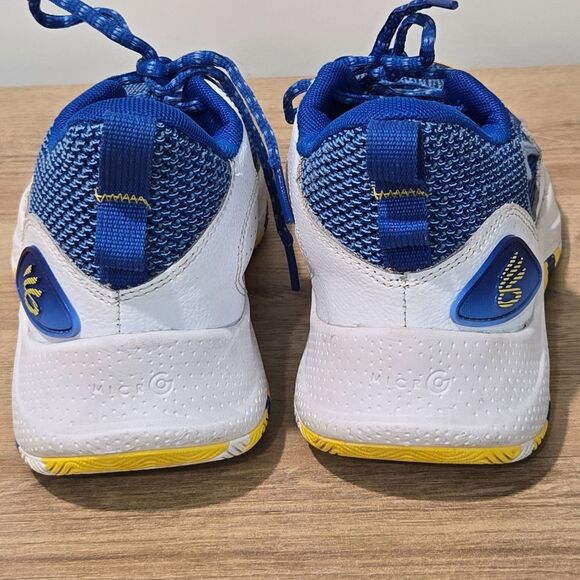 Under Armour Curry 3Z7 Size 7Y Sneakers 3026627 400 Youth EUC Blue basketball - Picture 3 of 9